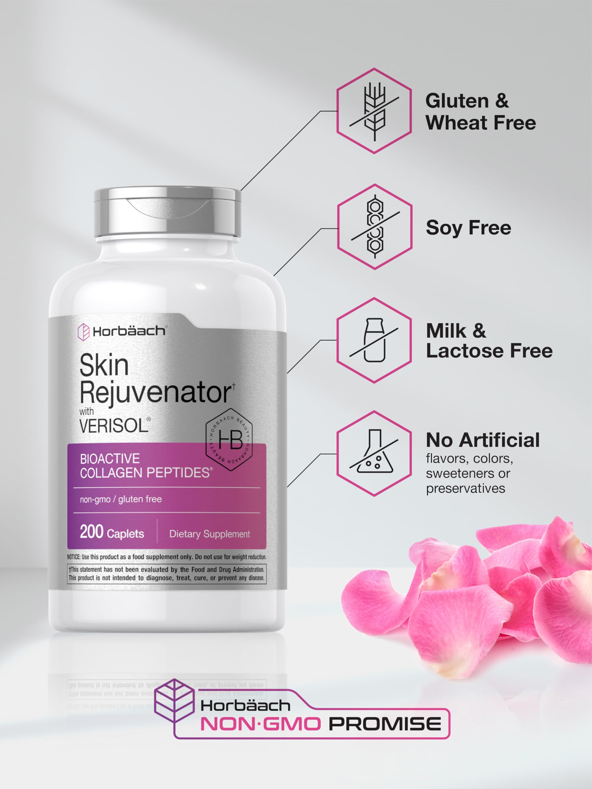 Foto 6 pulgar | Suplemento Para Rejuvenecer La Piel Horbäach Con Verisol 200 Cápsulas - Venta Internacional.