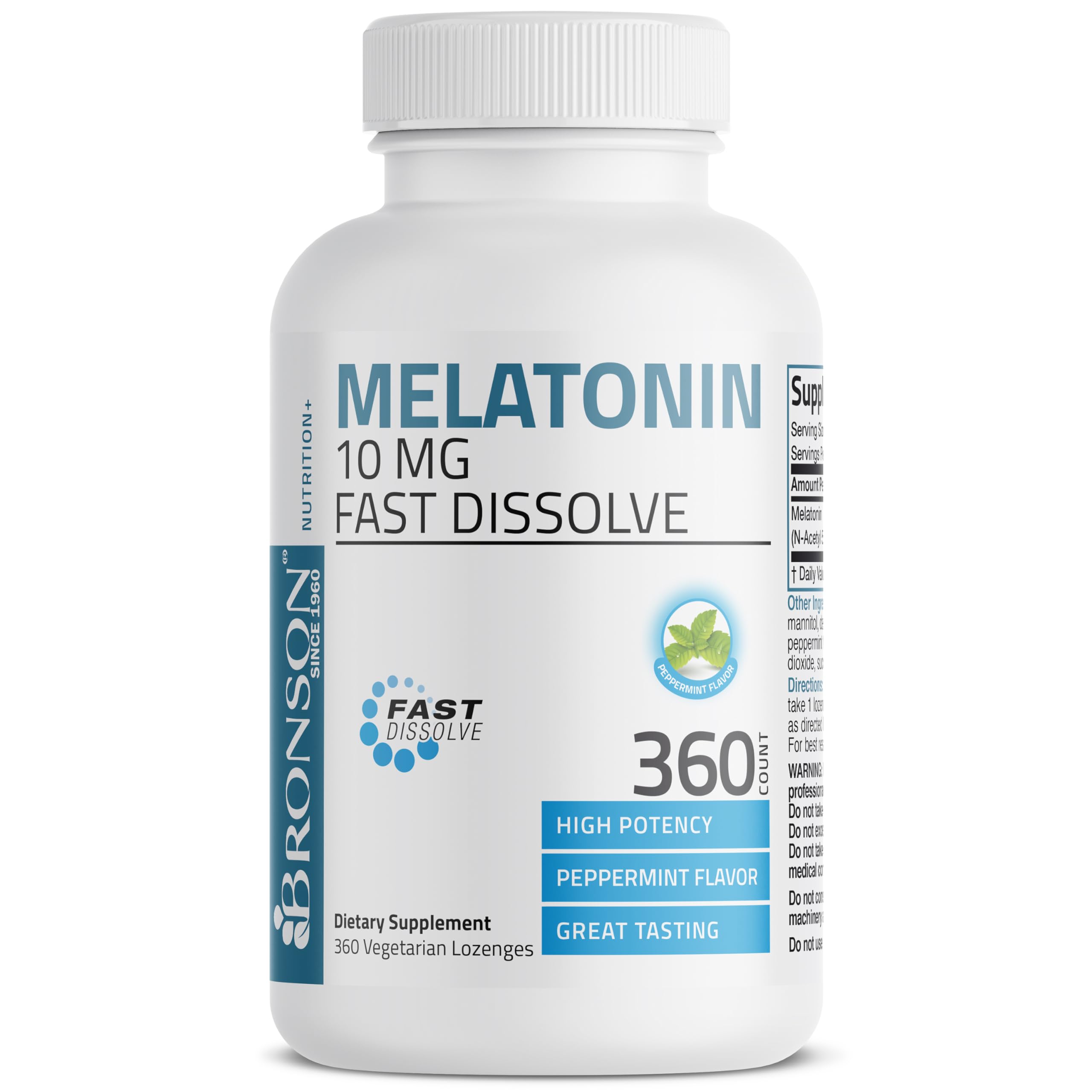 Foto 4 pulgar | Suplemento Bronson Melatonin, 10 Mg, Tabletas De Disolución Rápida, 360 - Venta Internacional.
