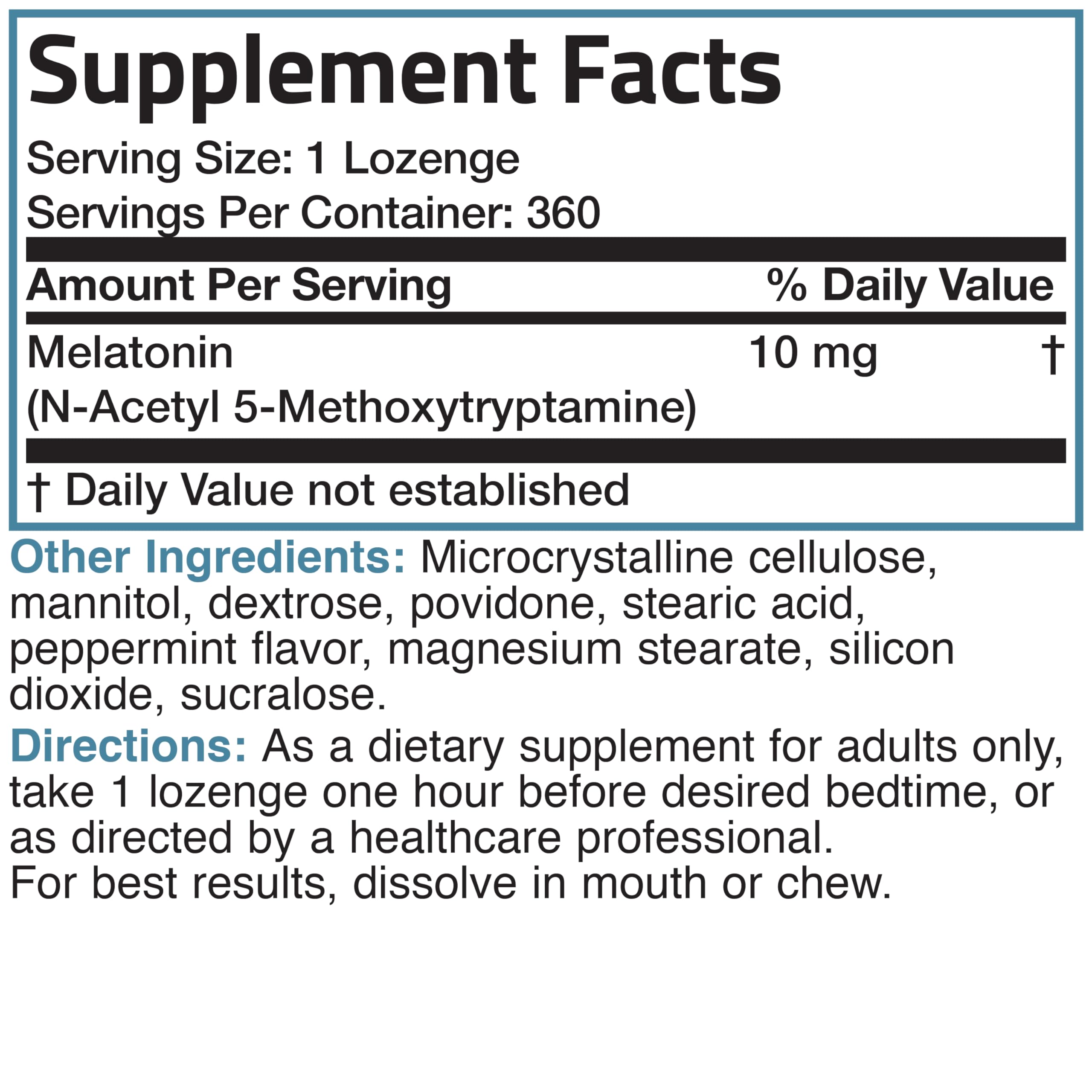 Foto 7 pulgar | Suplemento Bronson Melatonin, 10 Mg, Tabletas De Disolución Rápida, 360 - Venta Internacional.