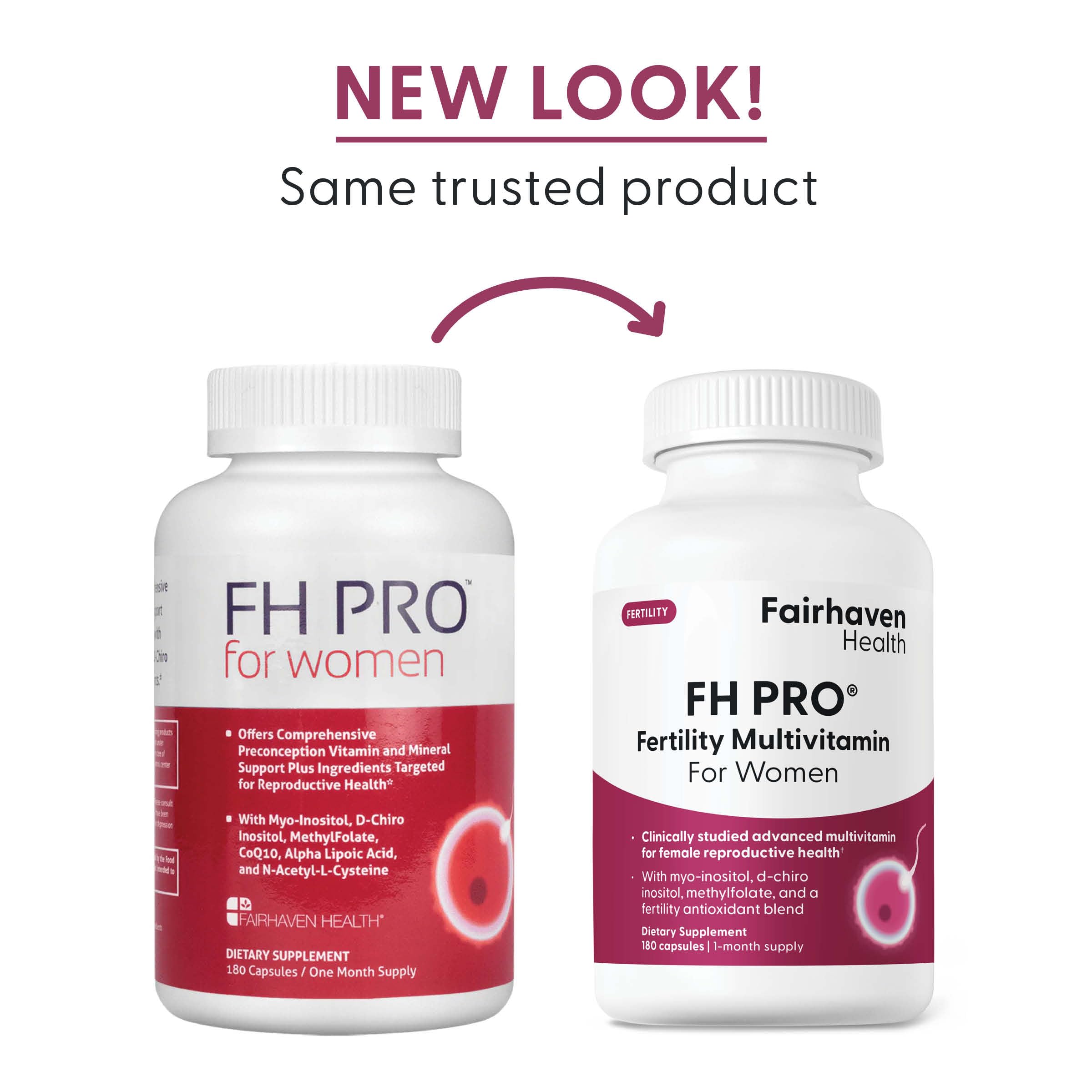 Foto 4 pulgar | Suplemento De Fertilidad Fairhaven Health Fh Pro Para Mujer 180 Cápsulas - Venta Internacional.