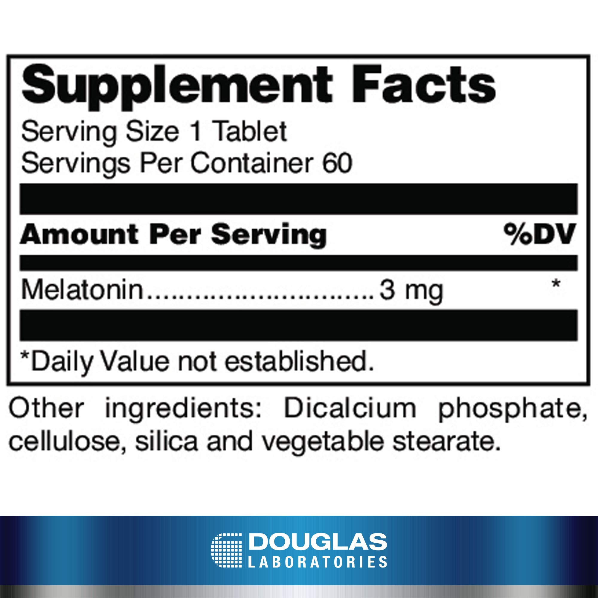 Foto 3 pulgar | Suplemento De Apoyo Al Sueño, Melatonina De Douglas Laboratories, 3 Mg - Venta Internacional.