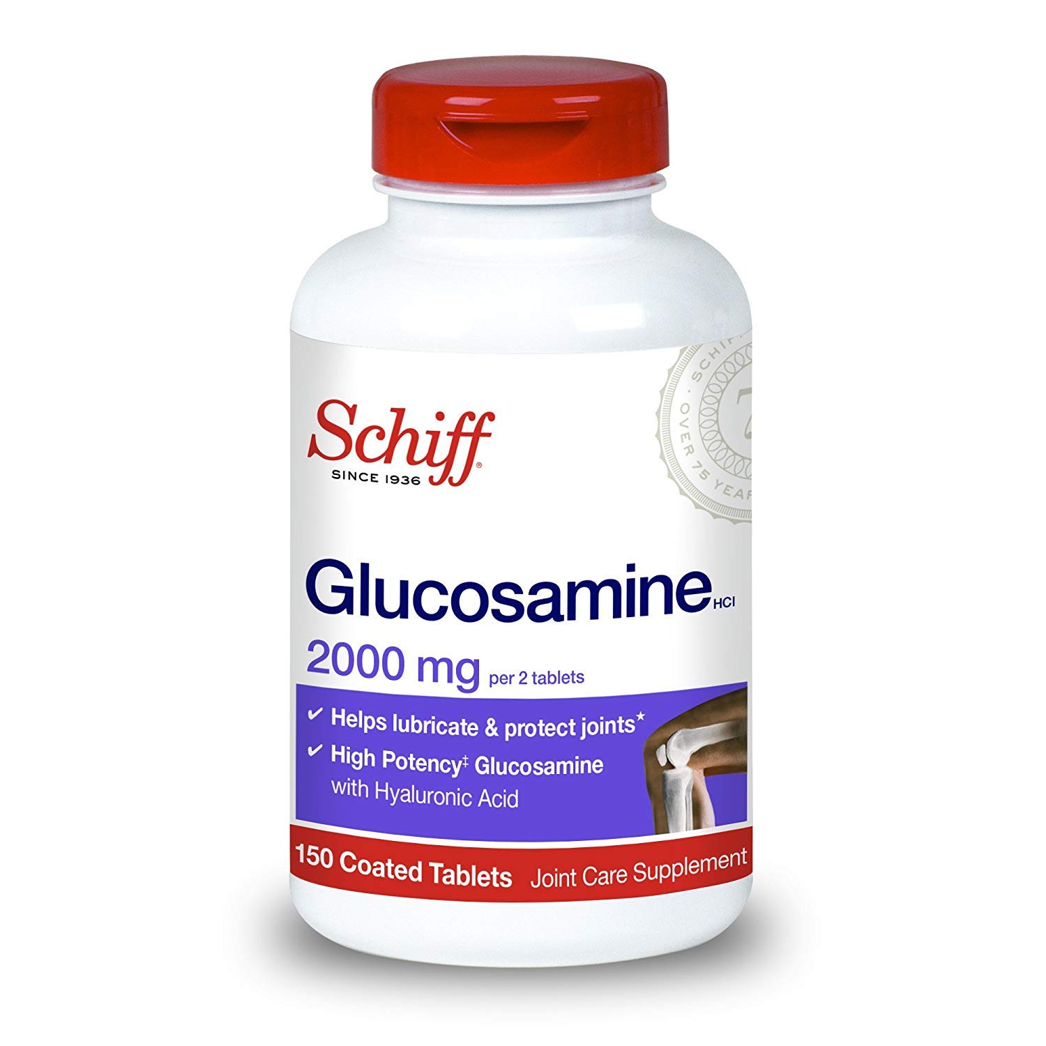 Foto 2 pulgar | Suplemento De Glucosamina Schiff Con Ácido Hialurónico 2000 Mg 150 Unidades - Venta Internacional.