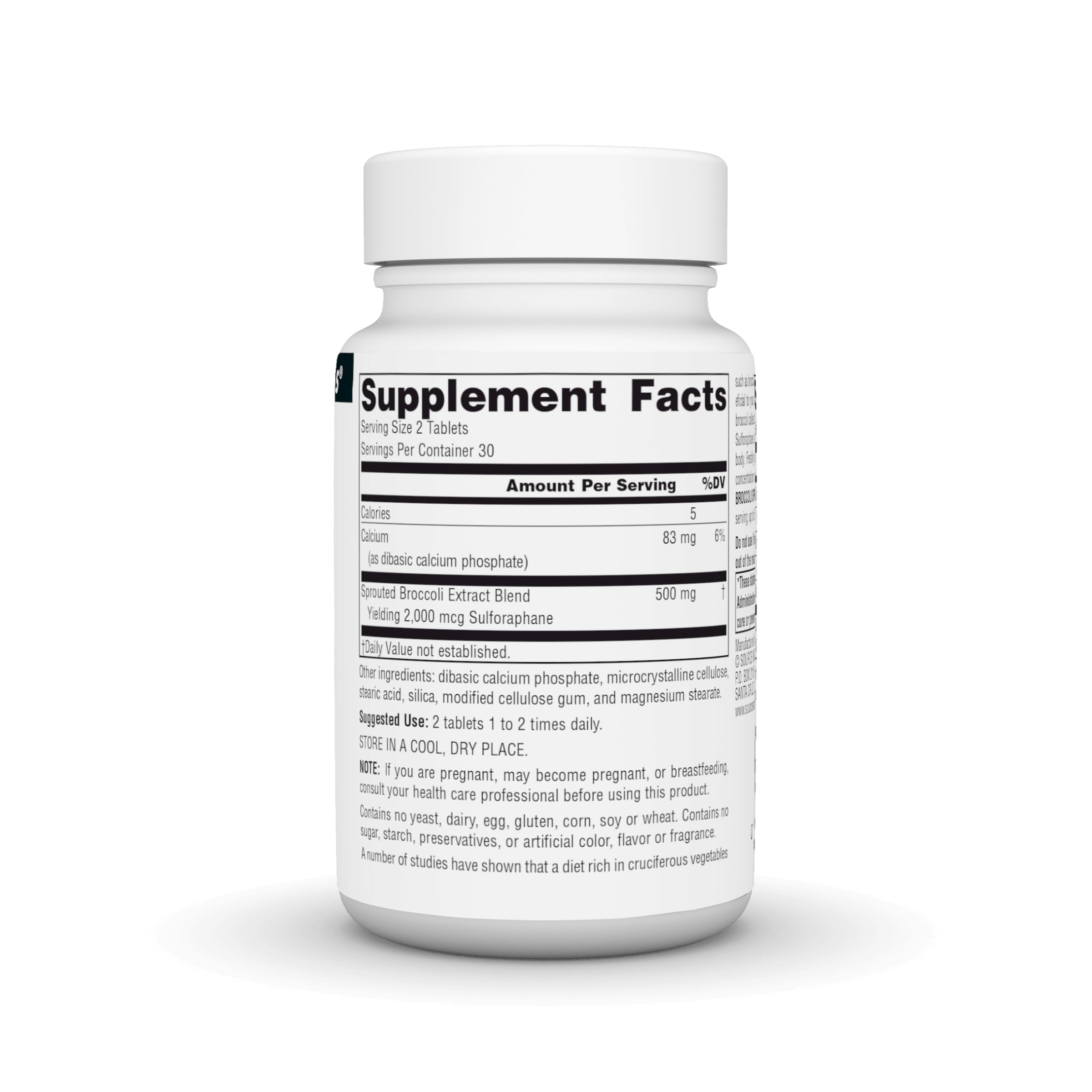 Foto 3 pulgar | Extracto De Brotes De Brócoli Supplement Source Naturals 60 Comprimidos - Venta Internacional.