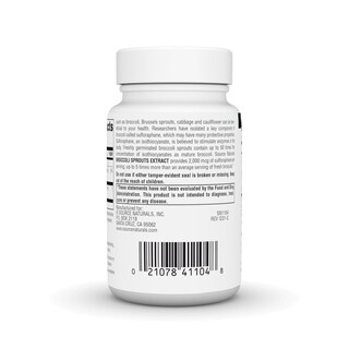 Foto 3 | Extracto De Brotes De Brócoli Supplement Source Naturals 60 Comprimidos - Venta Internacional.