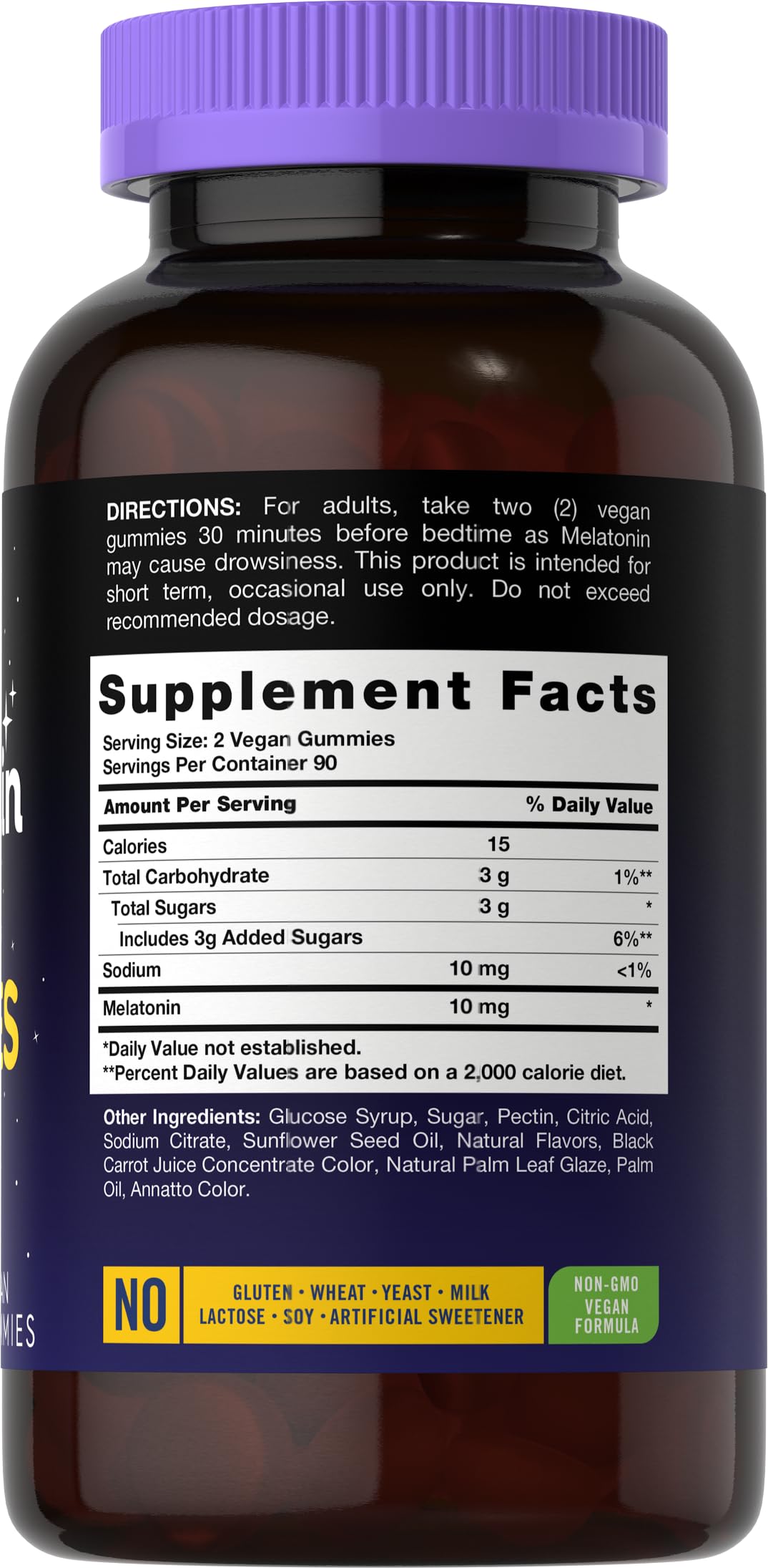 Foto 3 pulgar | Suplemento De Melatonina Carlyle Gummies, 10 Mg, 180 Unidades - Venta Internacional.
