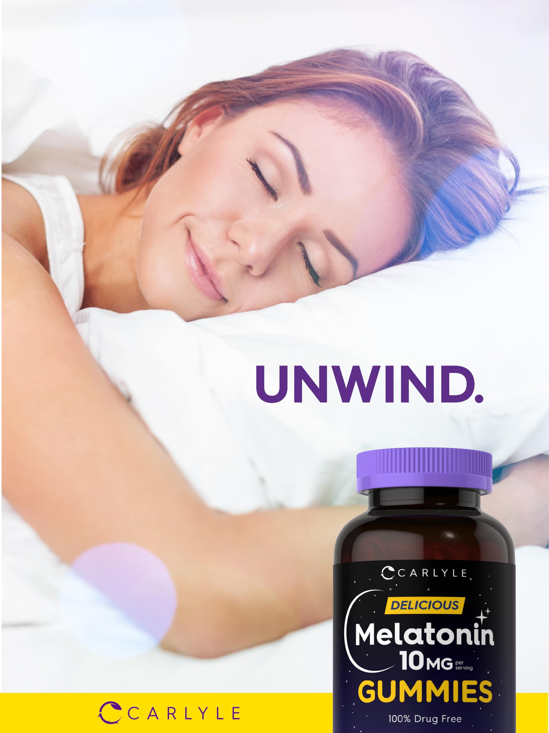Foto 7 pulgar | Suplemento De Melatonina Carlyle Gummies, 10 Mg, 180 Unidades - Venta Internacional.
