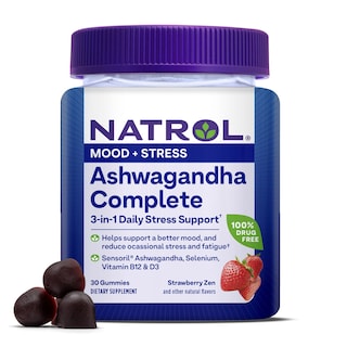Foto 1 | Suplemento Natrol Ashwagandha Complete Gomies 30 Unidades - Venta Internacional.