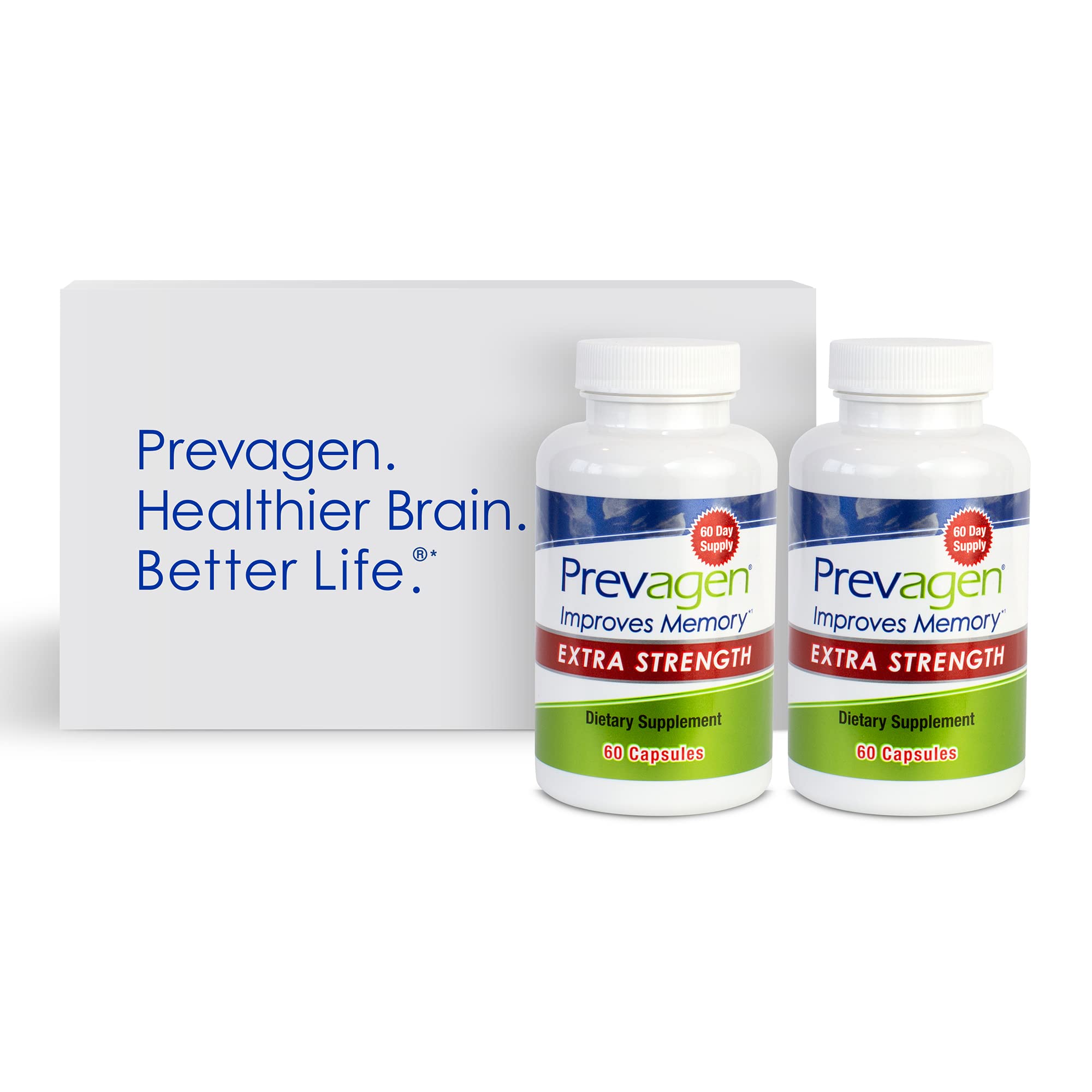Suplemento Prevagen Mejora La Memoria Extra Strength 20 Mg 60 Cápsulas - Venta Internacional.