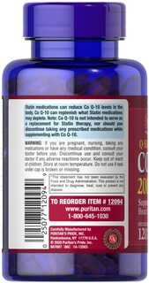 Foto 4 | Suplemento Puritan's Pride Q-sorb Coq10 200 Mg 120 Cápsulas Blandas - Venta Internacional.