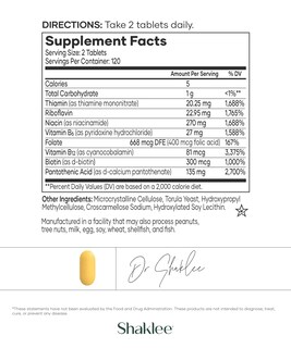 Foto 3 | Suplemento Shaklee B-complex Ultimate Energy Boost 240 Tabletas - Venta Internacional.