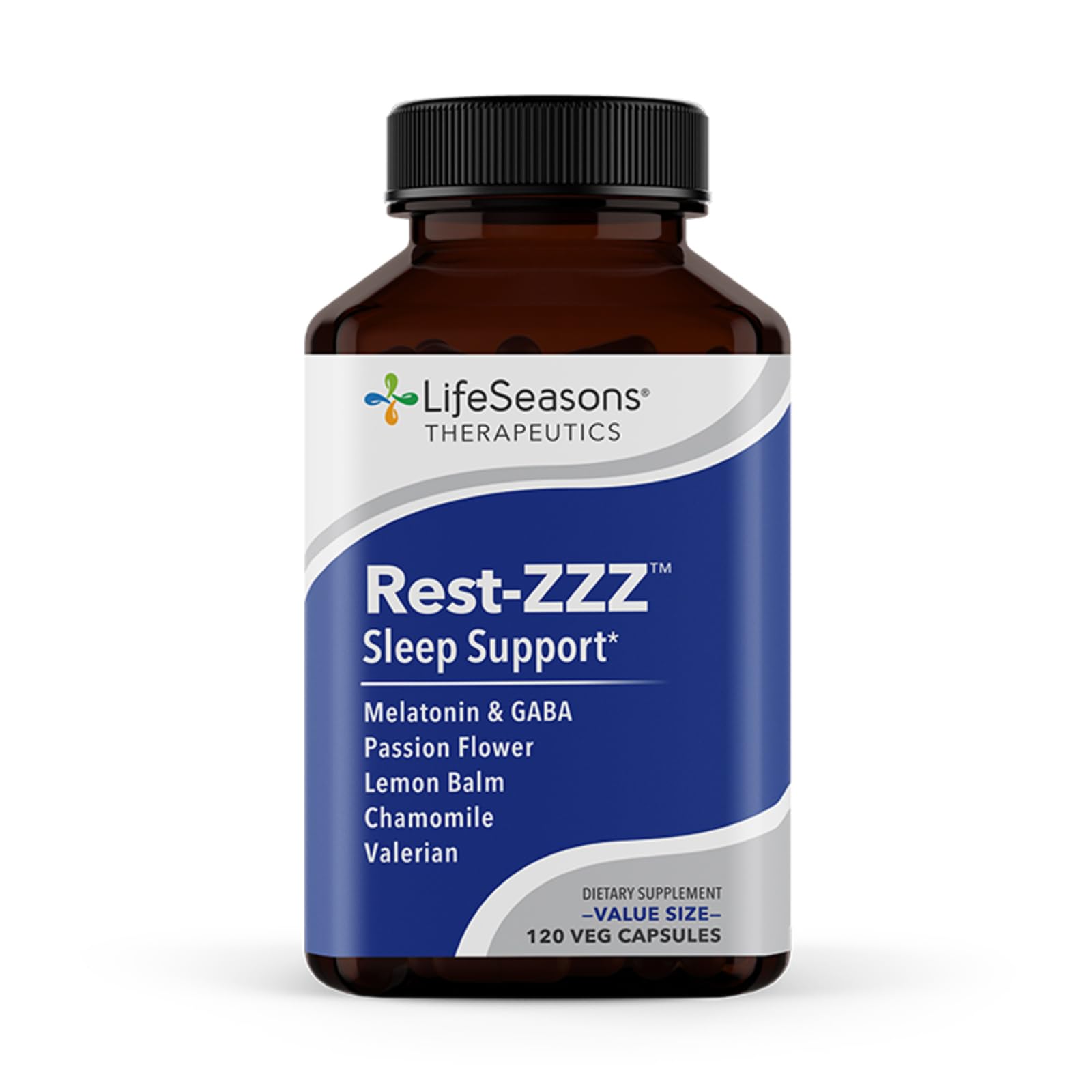 Suplemento De Apoyo Para Dormir Lifeseasons Rest-zzz 120 Cápsulas - Venta Internacional.