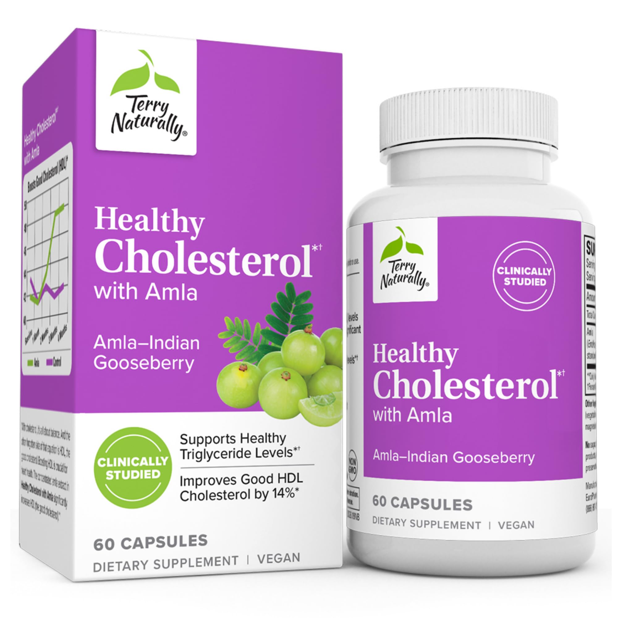 Suplemento Terry Naturally Healthy Cholesterol 60 Cápsulas - Venta Internacional.