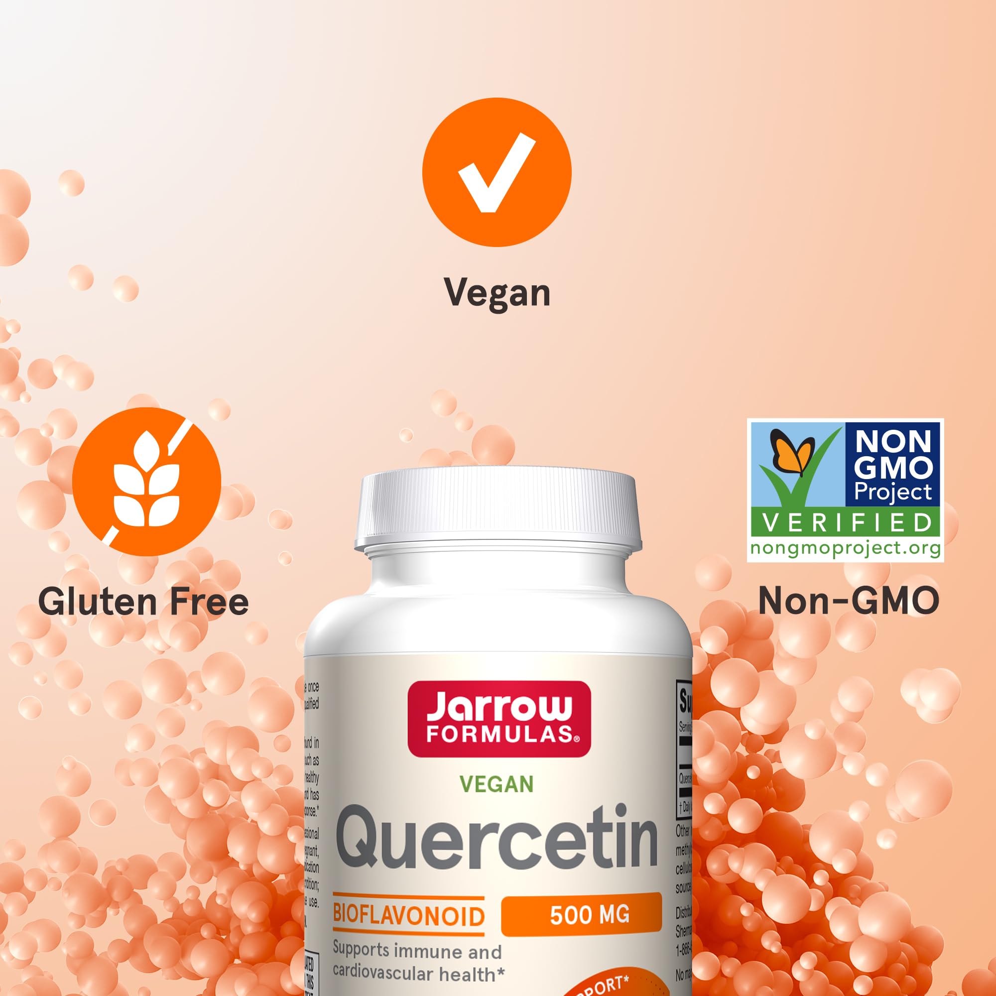 Foto 6 pulgar | Suplemento De Quercetina De Jarrow Formulas, 500 Mg, 30 Cápsulas Vegetarianas - Venta Internacional.