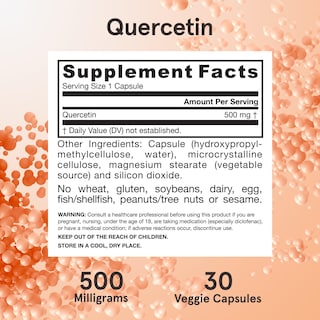 Foto 6 | Suplemento De Quercetina De Jarrow Formulas, 500 Mg, 30 Cápsulas Vegetarianas - Venta Internacional.