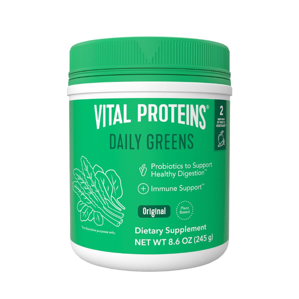 Foto 2 pulgar | Suplemento Vital Proteins Daily Greens Sin Sabor, 250 Ml - Venta Internacional.