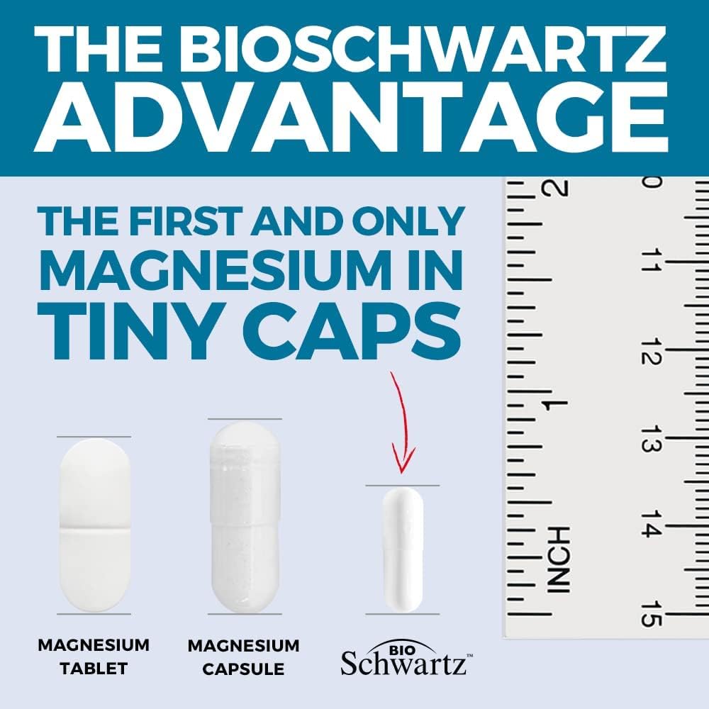 Foto 4 pulgar | Suplemento De Bisglicinato De Magnesio Bioschwartz 360 Ct - Venta Internacional.