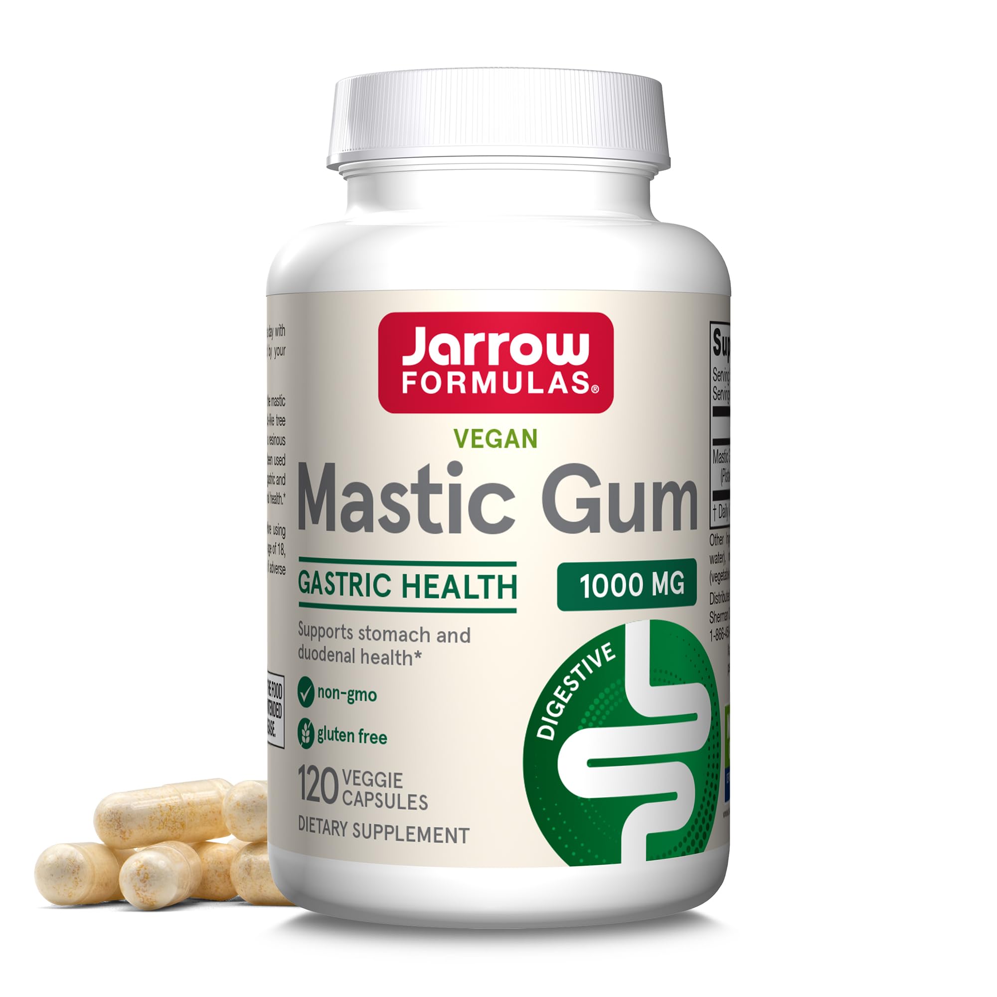 Foto 2 pulgar | Suplemento Jarrow Formulas Mastic Gum 1000 Mg 120 Cápsulas - Venta Internacional.