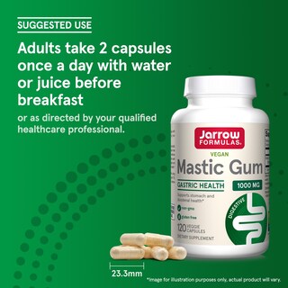Foto 7 | Suplemento Jarrow Formulas Mastic Gum 1000 Mg 120 Cápsulas - Venta Internacional.