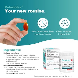 Foto 4 | Suplemento Linpharma Petadolex 75 Mg De Raíz De Petasita Sin Pa - Venta Internacional.