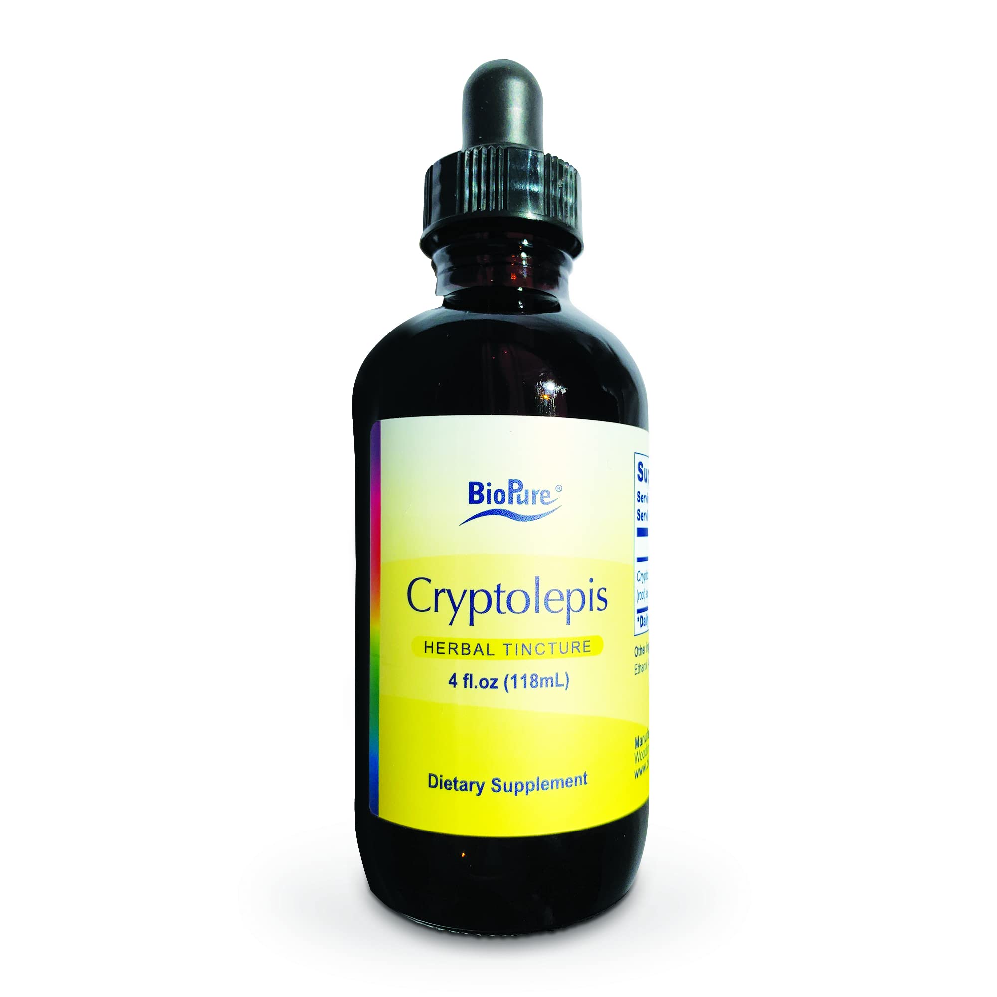Foto 2 pulgar | Tintura De Hierbas Biopure Cryptolepis Sanguinolenta 120ml - Venta Internacional.
