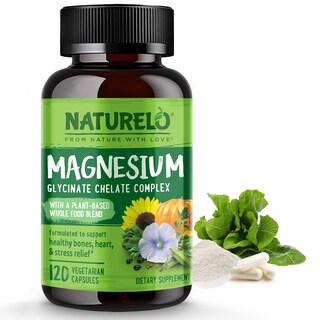 Foto 1 | Suplemento Naturelo Quelato De Glicinato De Magnesio 200 Mg 120 Cápsulas - Venta Internacional.