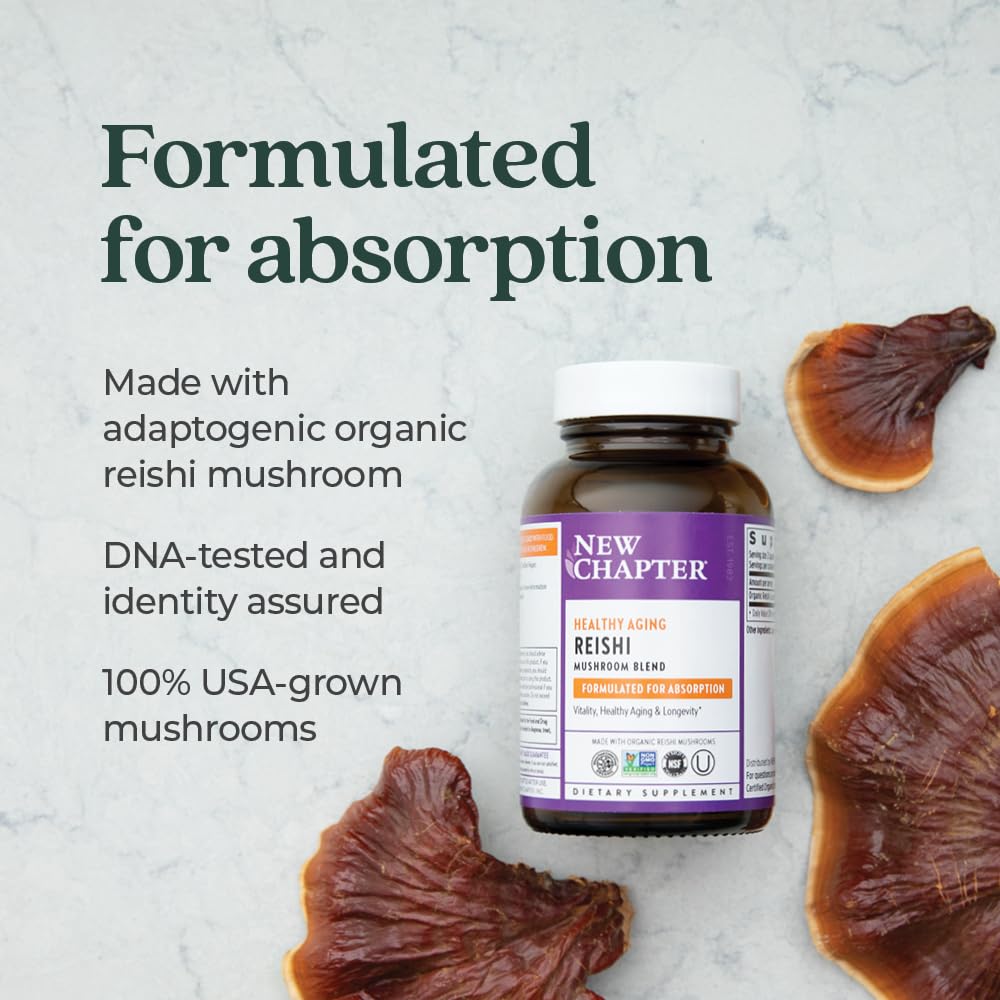 Foto 4 pulgar | Suplemento New Chapter Reishi Mushroom Lifeshield, 60 Unidades - Venta Internacional.
