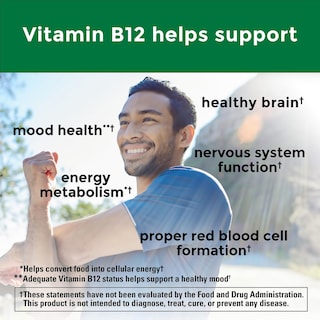 Foto 3 | Suplemento De Vitamina B12 De La Naturaleza, 1000 Mcg, 160 Tabletas - Venta Internacional.