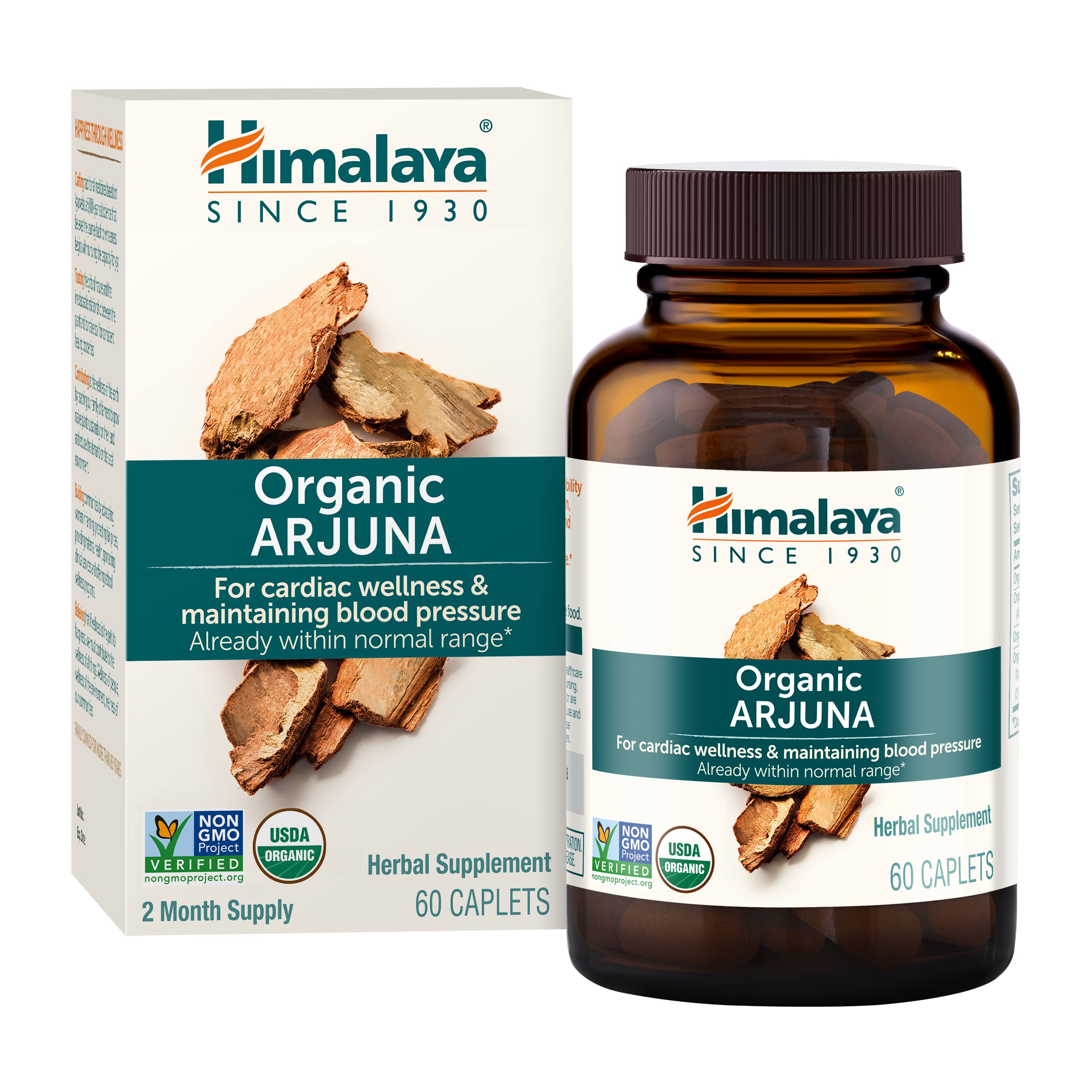 Foto 2 pulgar | Suplemento Himalaya Organic Arjuna 700 Mg 60 Cápsulas - Venta Internacional.