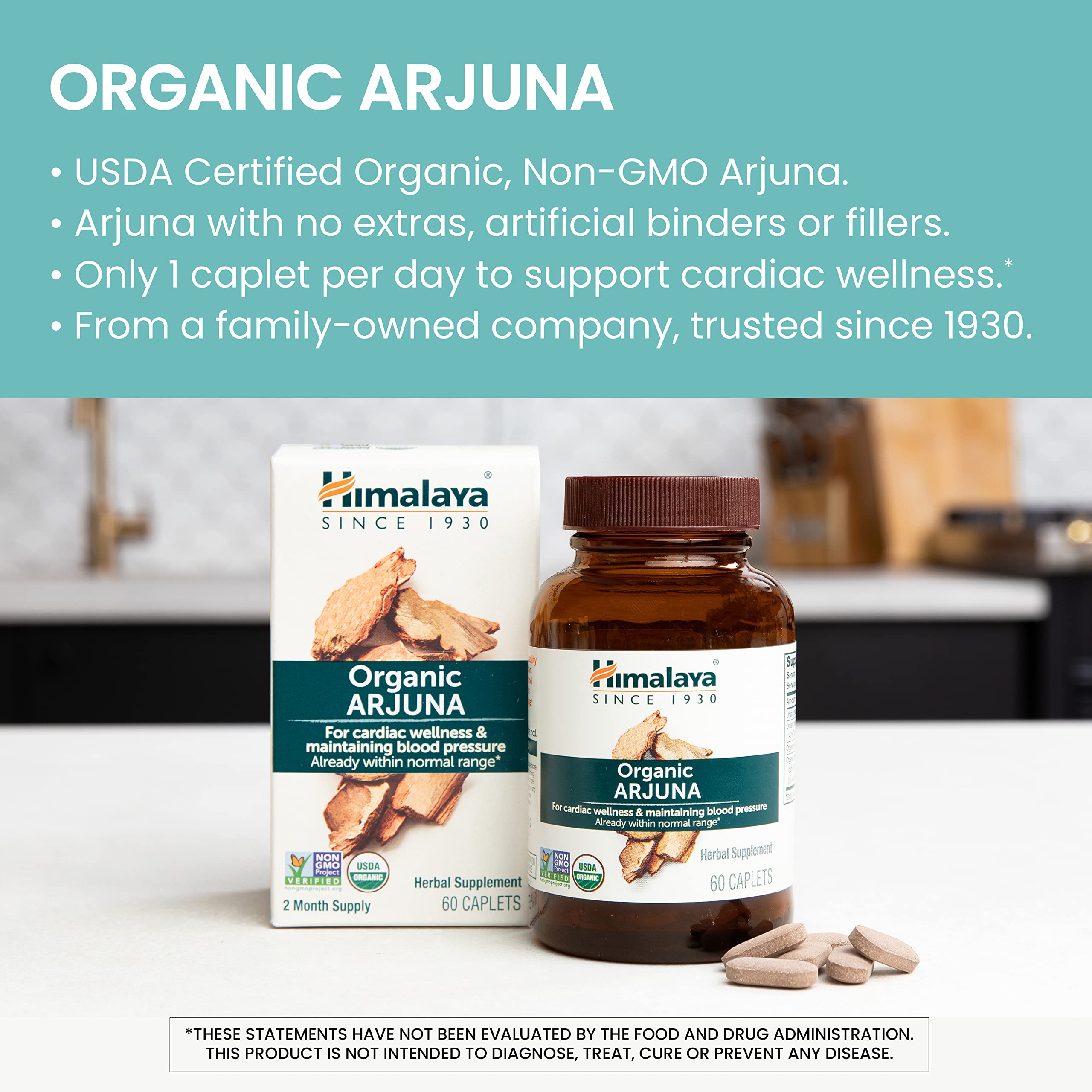 Foto 4 pulgar | Suplemento Himalaya Organic Arjuna 700 Mg 60 Cápsulas - Venta Internacional.