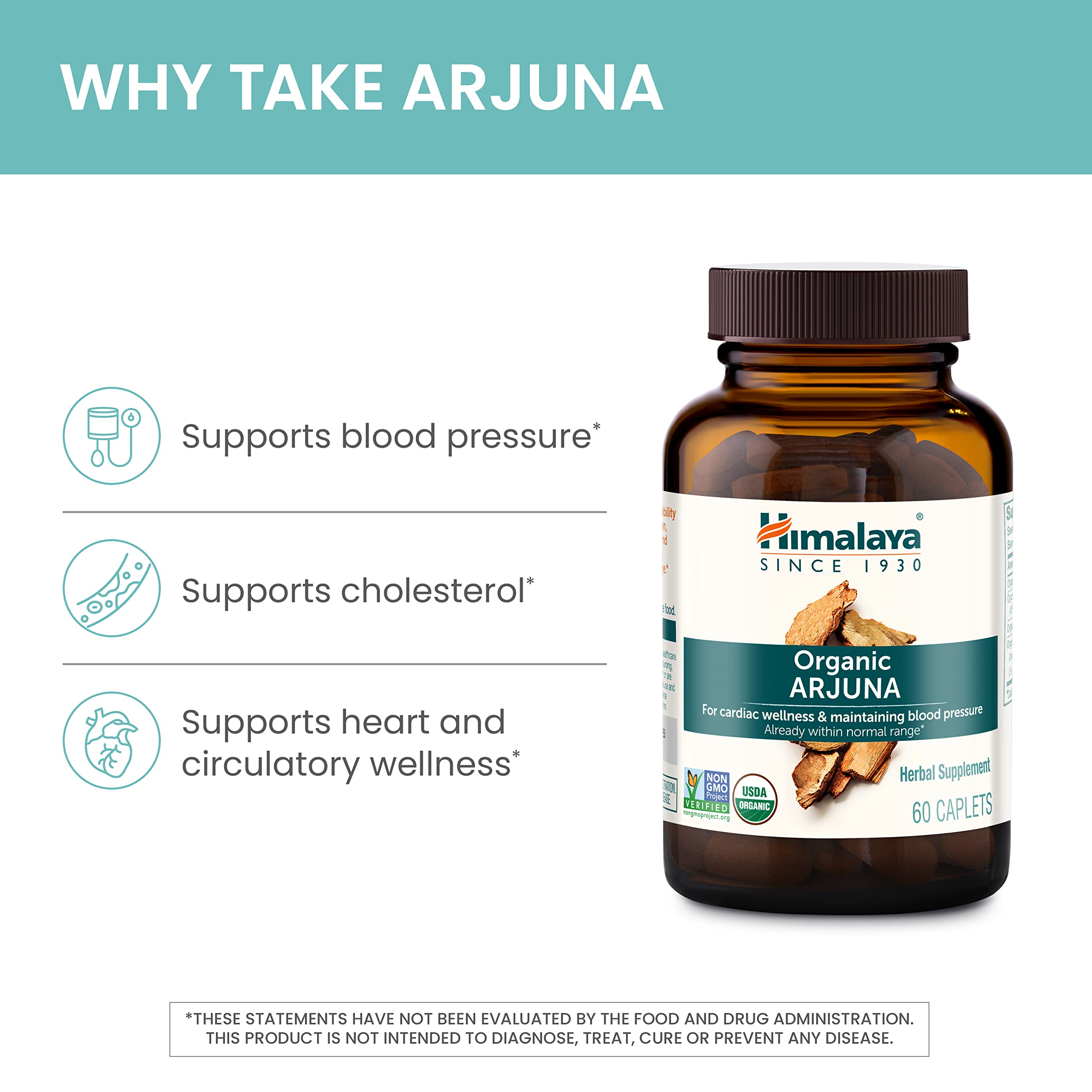 Foto 5 pulgar | Suplemento Himalaya Organic Arjuna 700 Mg 60 Cápsulas - Venta Internacional.