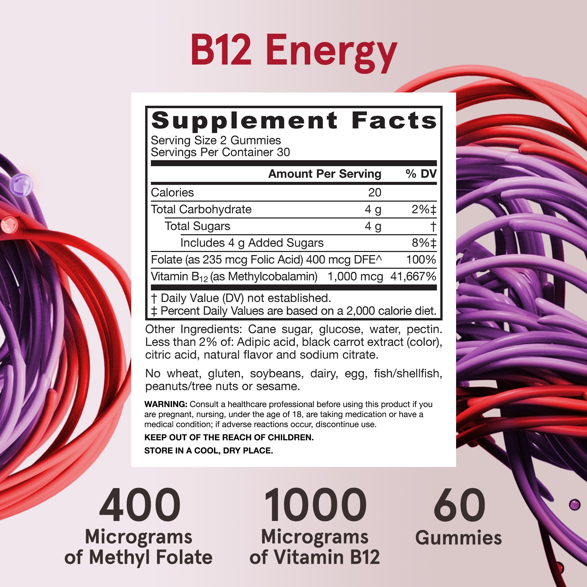 Foto 6 pulgar | Suplemento Energético De Metil B12 Y Ácido Fólico De Jarrow Formulas - Venta Internacional.