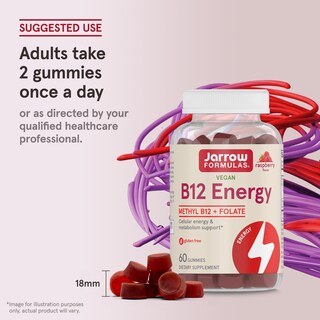 Foto 7 | Suplemento Energético De Metil B12 Y Ácido Fólico De Jarrow Formulas - Venta Internacional.