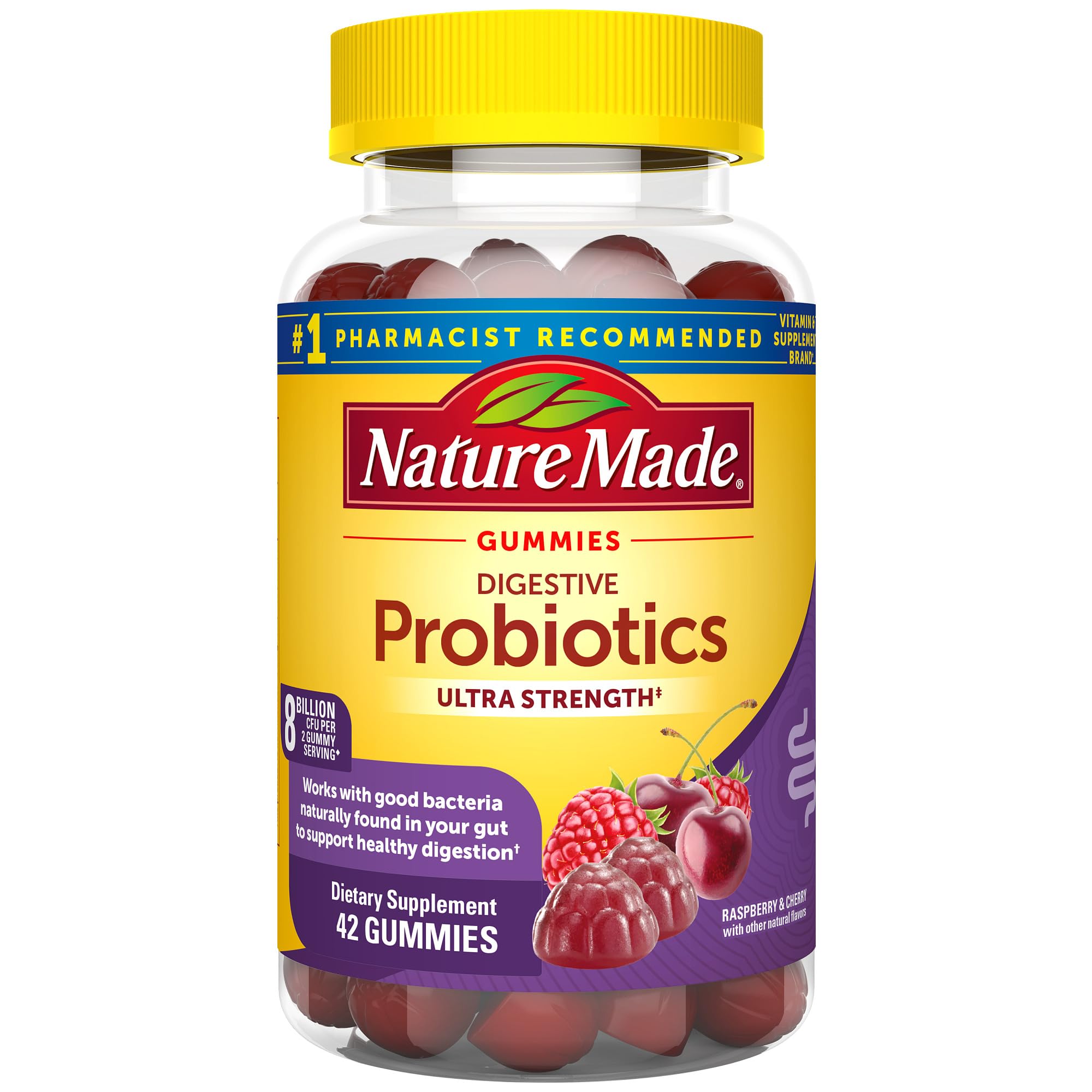 Foto 2 pulgar | Gomitas Probióticas Nature Made Ultra Strength, 42 Unidades, 21 Días - Venta Internacional.