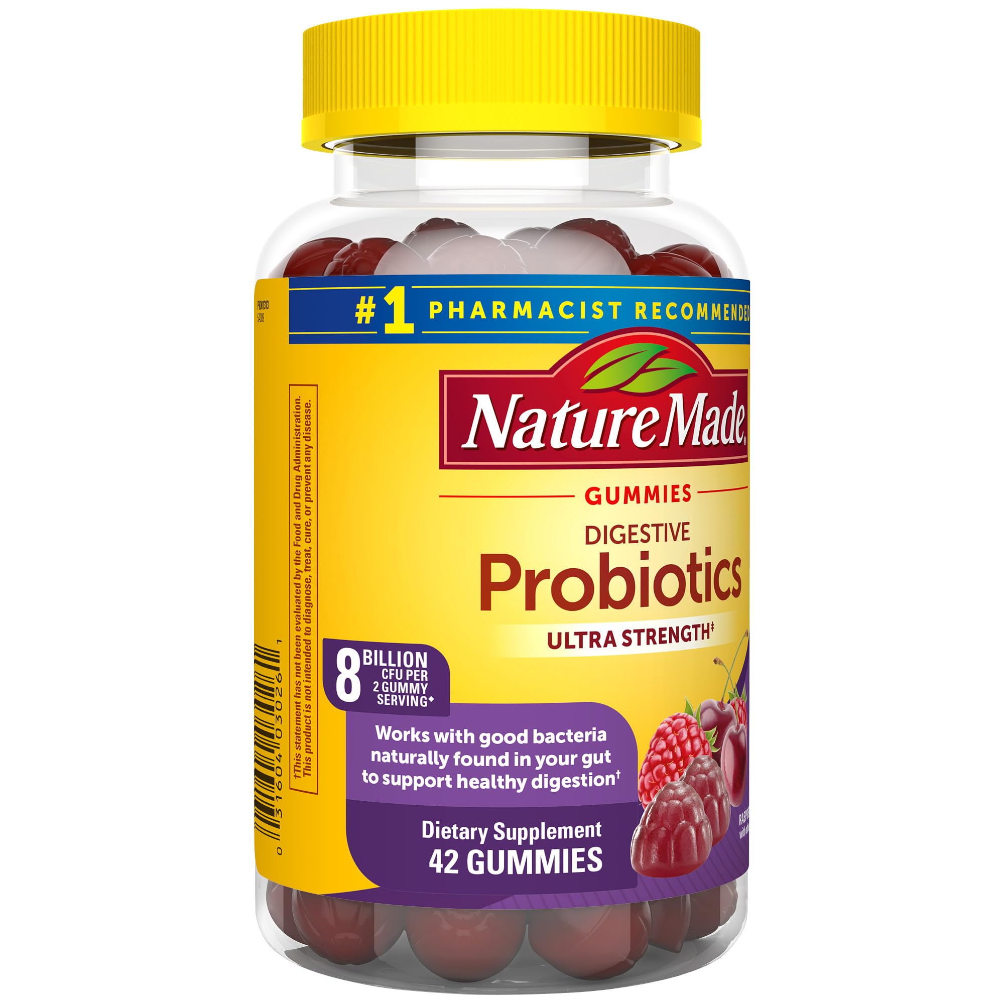 Foto 8 pulgar | Gomitas Probióticas Nature Made Ultra Strength, 42 Unidades, 21 Días - Venta Internacional.