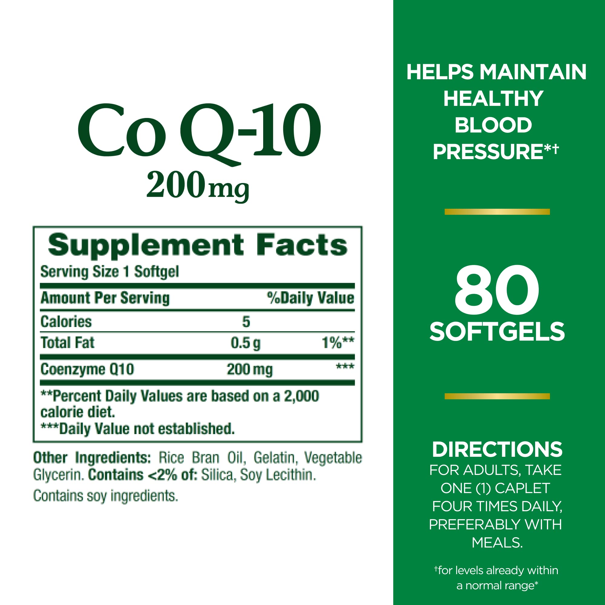 Foto 3 pulgar | Suplemento Nature's Bounty Coq10 200 Mg 80 Cápsulas Blandas - Venta Internacional.