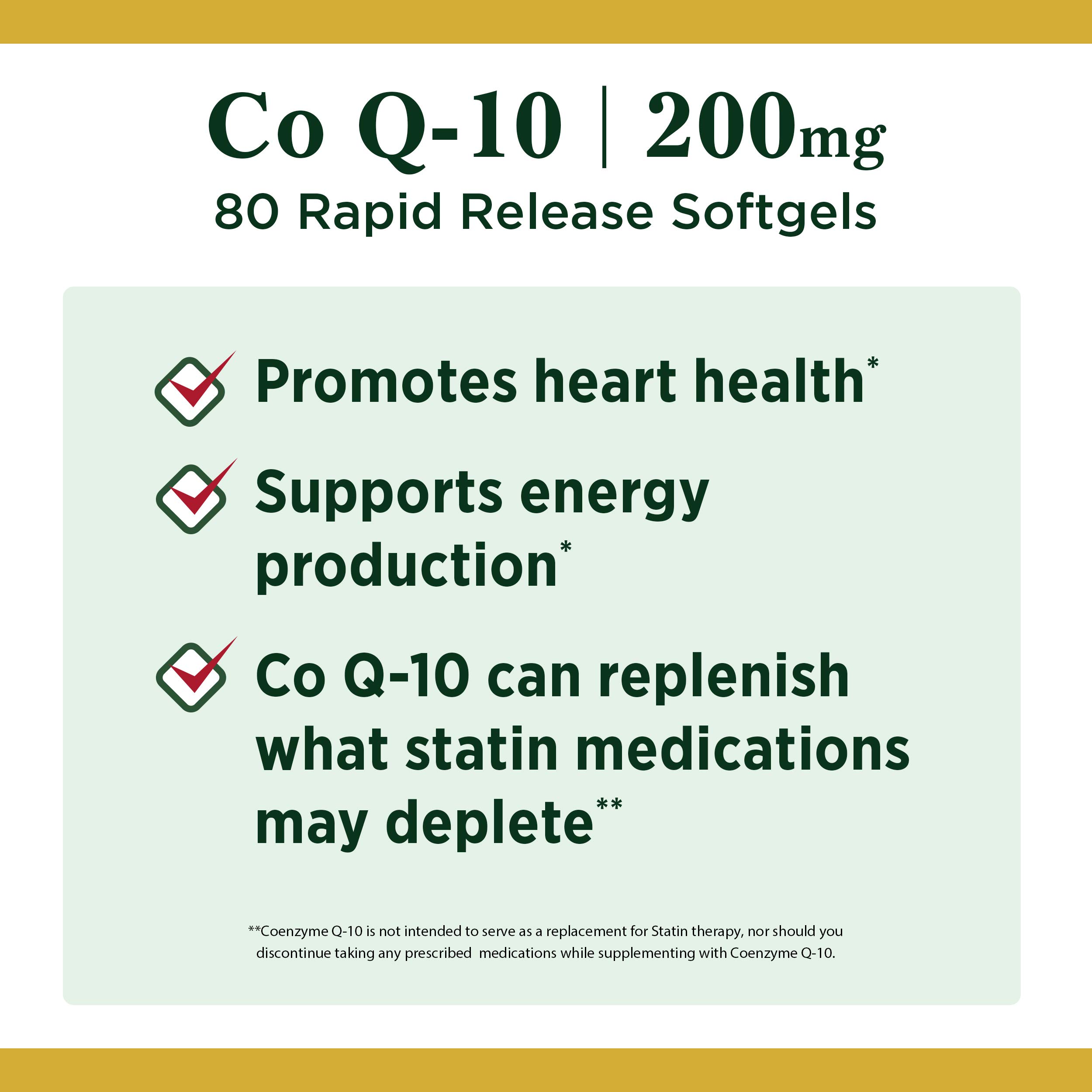 Foto 4 pulgar | Suplemento Nature's Bounty Coq10 200 Mg 80 Cápsulas Blandas - Venta Internacional.