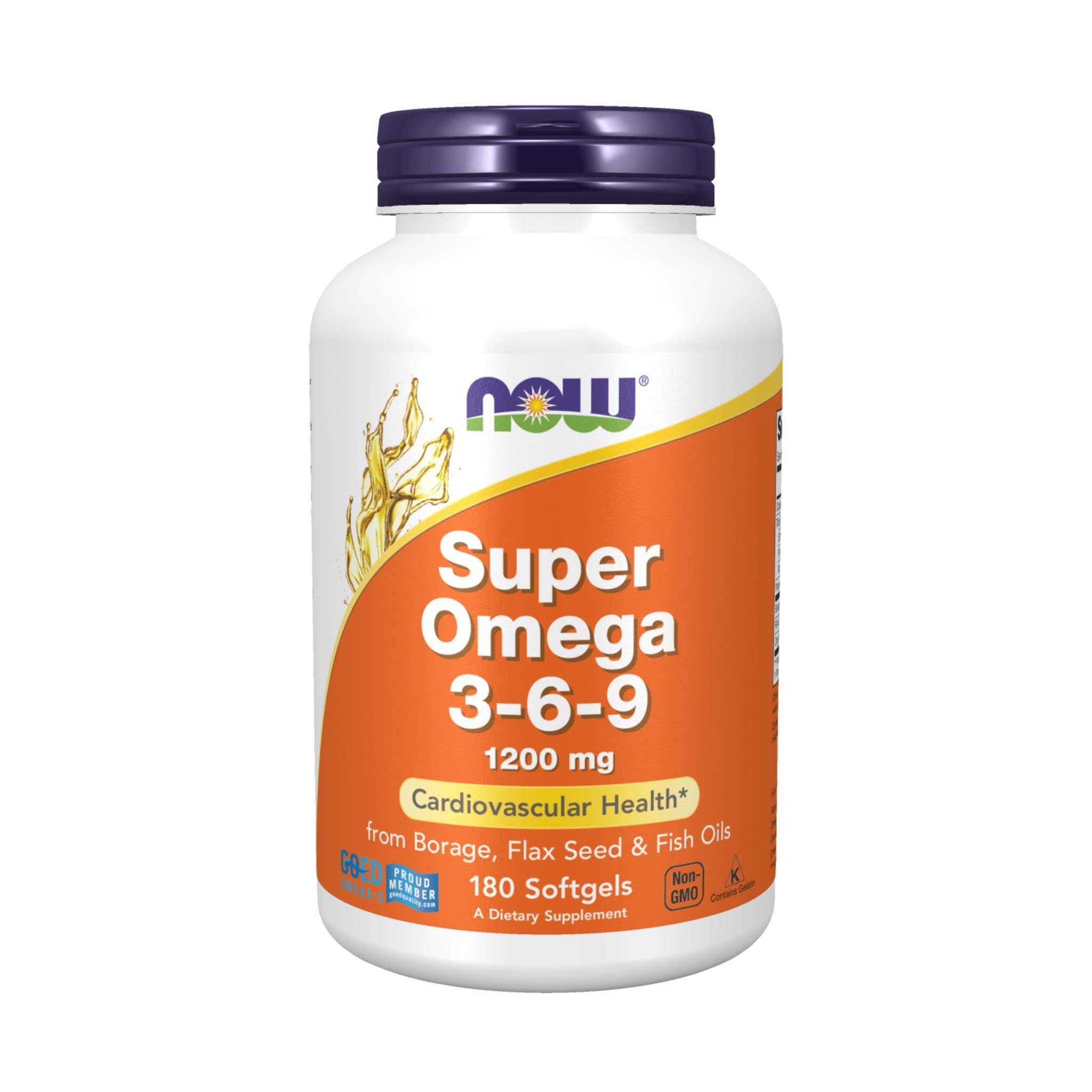 Foto 2 pulgar | Geles Blandos Supplement Now Foods Super Omega 3-6-9, 1200 Mg, 180 Unidades - Venta Internacional.