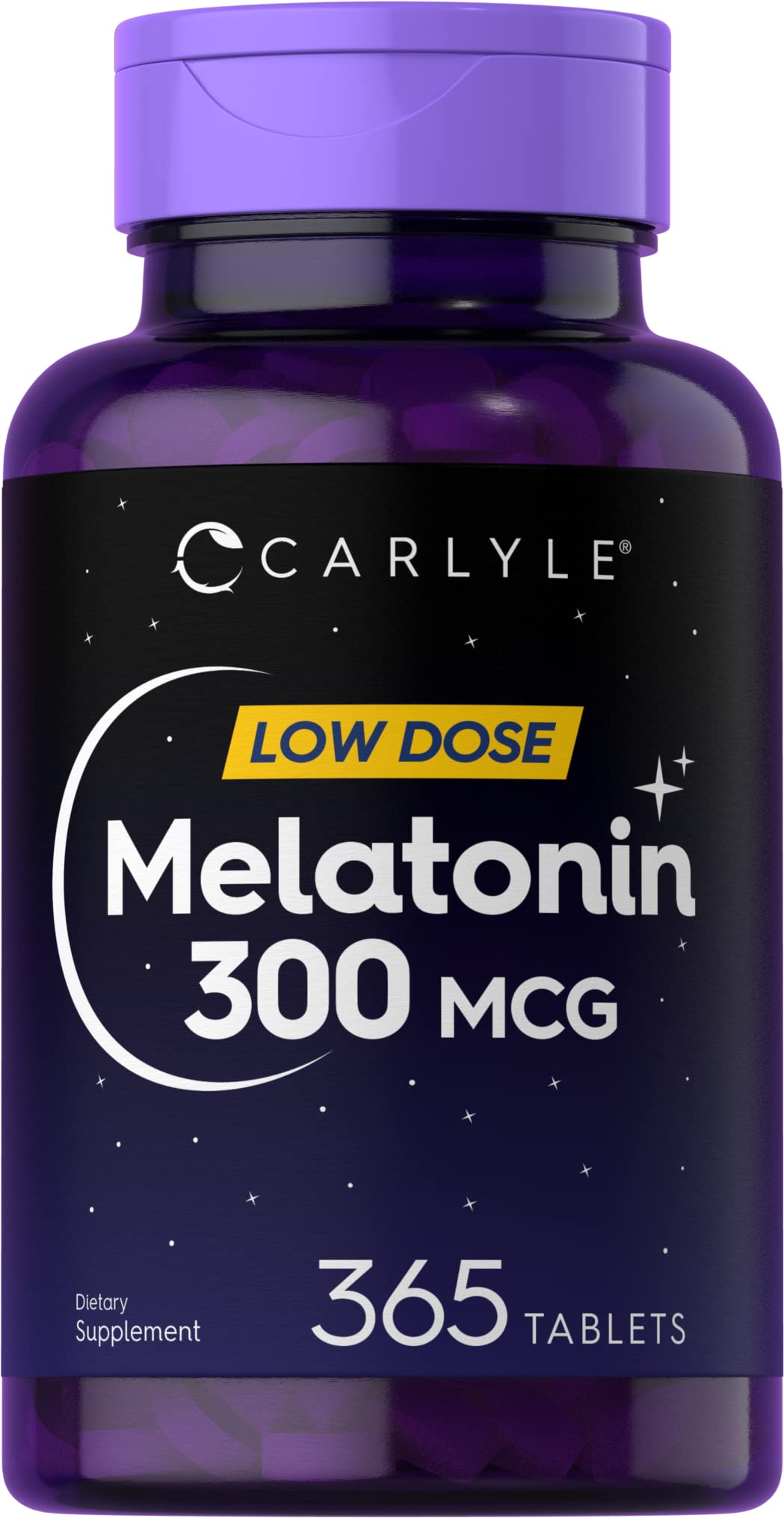 Foto 2 pulgar | Suplemento Carlyle Melatonin 300 Mcg 365 Tabletas - Venta Internacional.