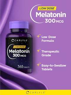 Foto 3 | Suplemento Carlyle Melatonin 300 Mcg 365 Tabletas - Venta Internacional.