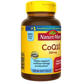 Foto 7 | Suplemento Nature Made CoQ10 200 mg para el Corazón 100 Cápsulas Blandas - Venta Internacional