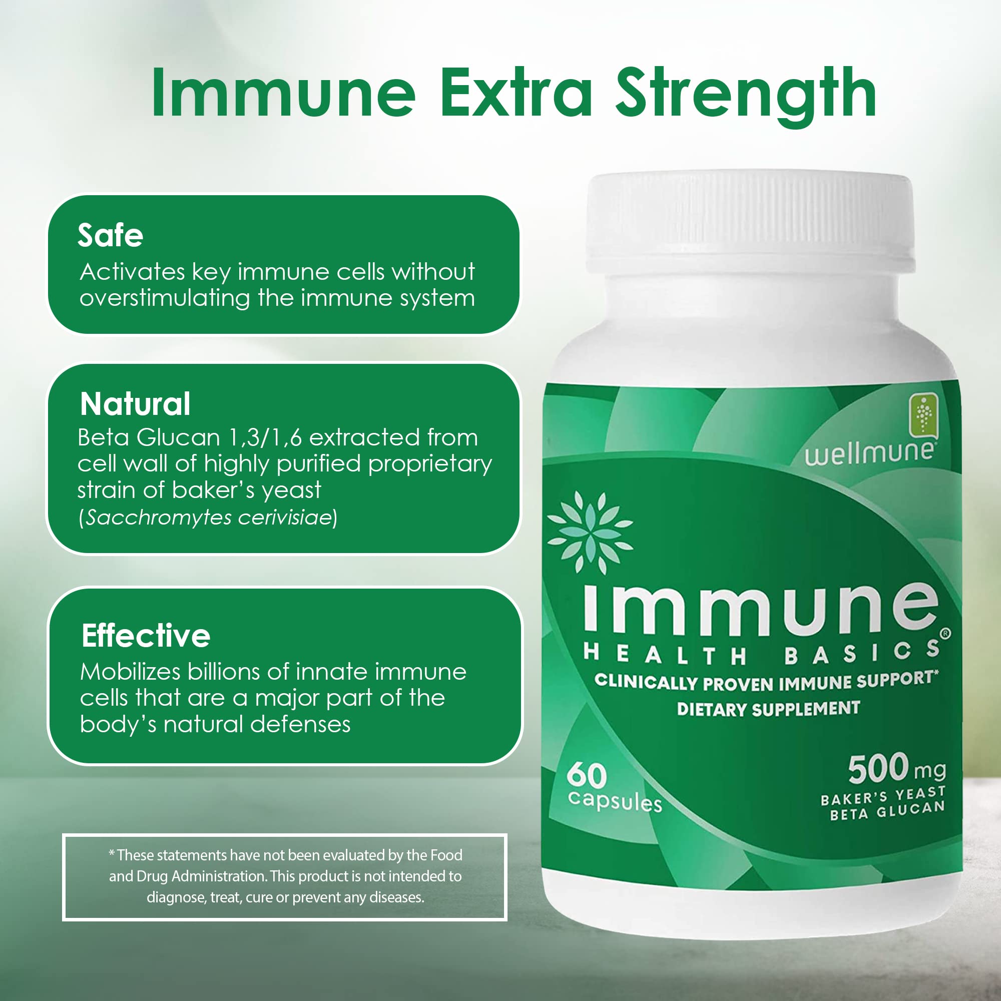 Foto 3 pulgar | Suplemento Immune Health Basics Ultra Strength 60 Cápsulas - Venta Internacional.