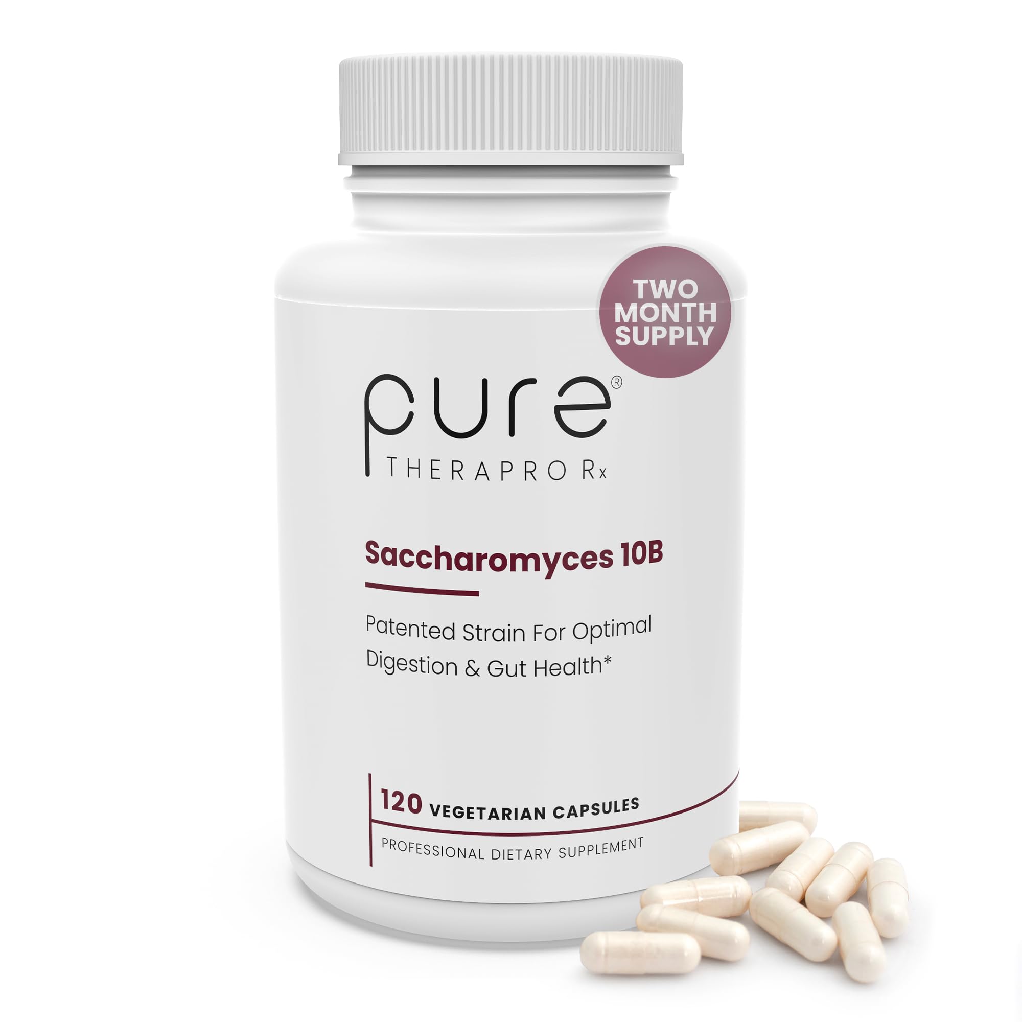 Foto 2 pulgar | Cápsulas Probióticas Pure Therapro Rx Saccharomyces 10b 120ct - Venta Internacional.