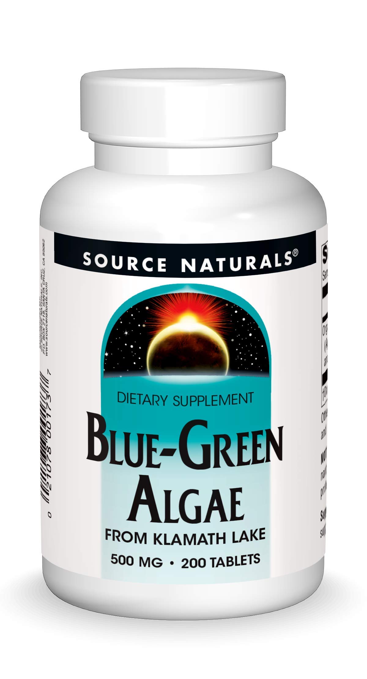 Foto 2 pulgar | Algas Verdiazules De Supplement Source Naturals 500 Mg 200 Comprimidos - Venta Internacional.