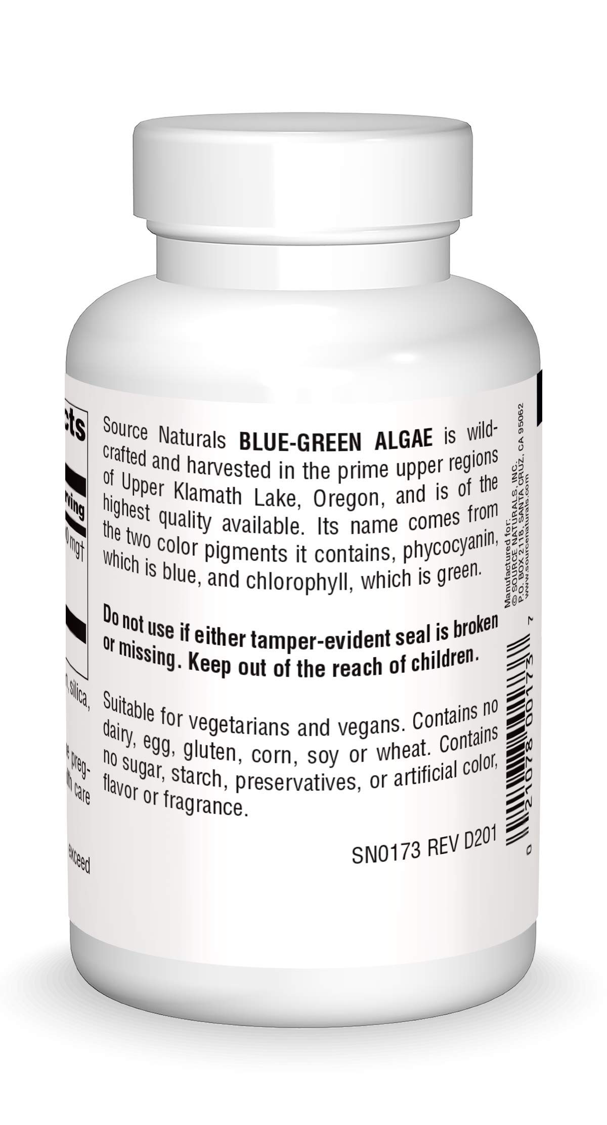 Foto 3 pulgar | Algas Verdiazules De Supplement Source Naturals 500 Mg 200 Comprimidos - Venta Internacional.