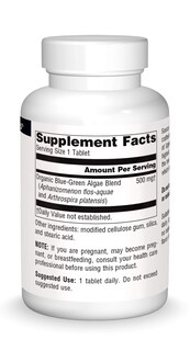 Foto 3 | Algas Verdiazules De Supplement Source Naturals 500 Mg 200 Comprimidos - Venta Internacional.