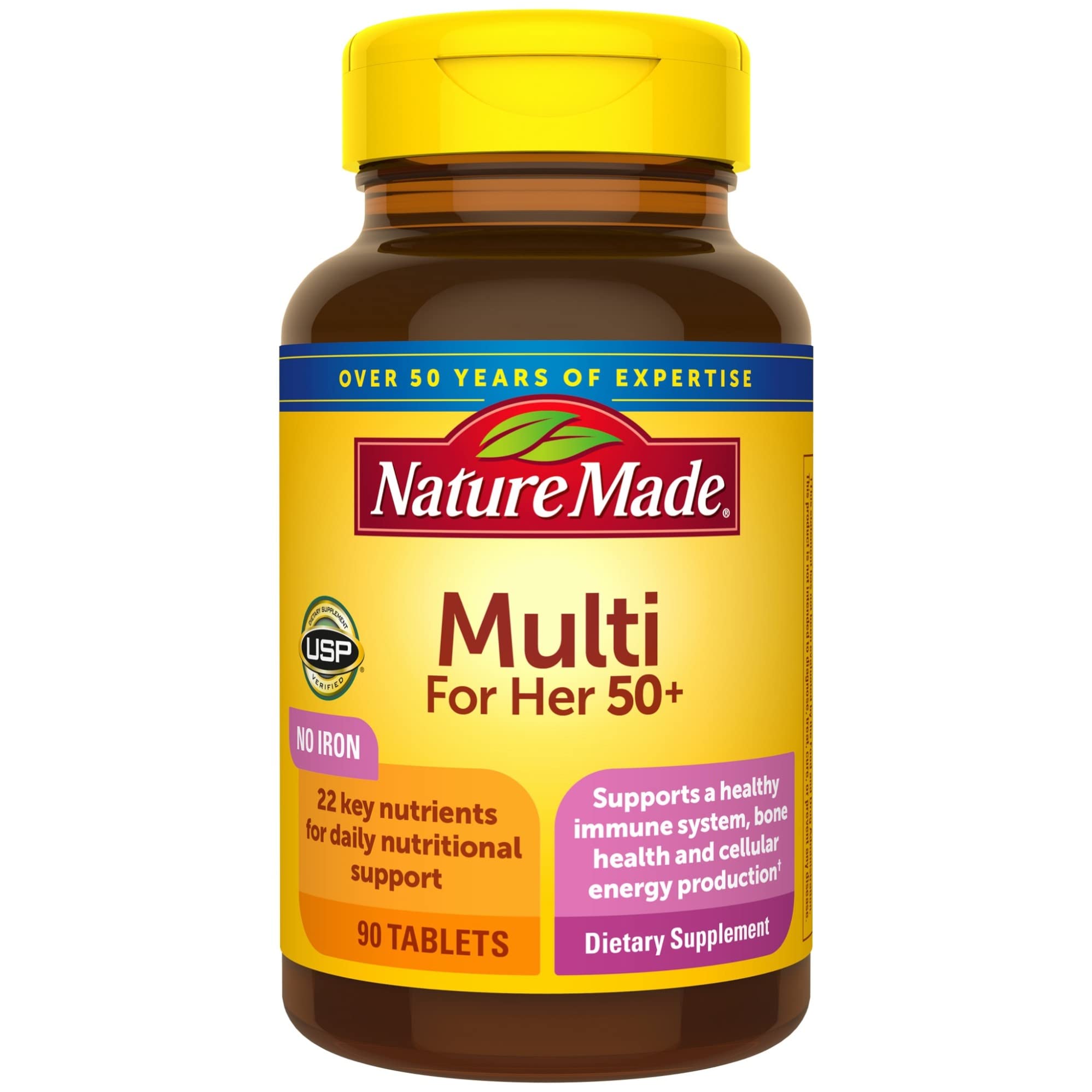 Foto 2 pulgar | Suplemento Multivitamínico Hecho Por La Naturaleza Para Ella, Más De 50 O 90 Tabletas - Venta Internacional.