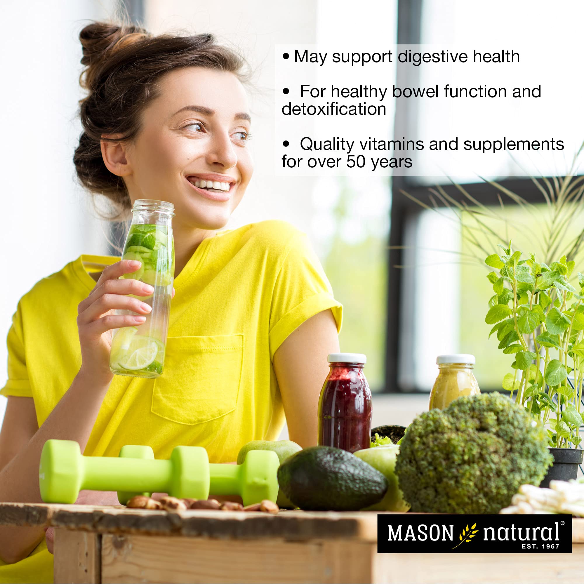 Foto 6 | Suplemento Probiótico Mason Natural Con Prebiótico, 40 Cápsulas - Venta Internacional.