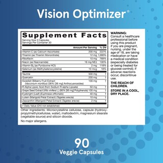 Foto 6 | Suplemento Jarrow Formulas Vision Optimizer 90 Cápsulas - Venta Internacional.