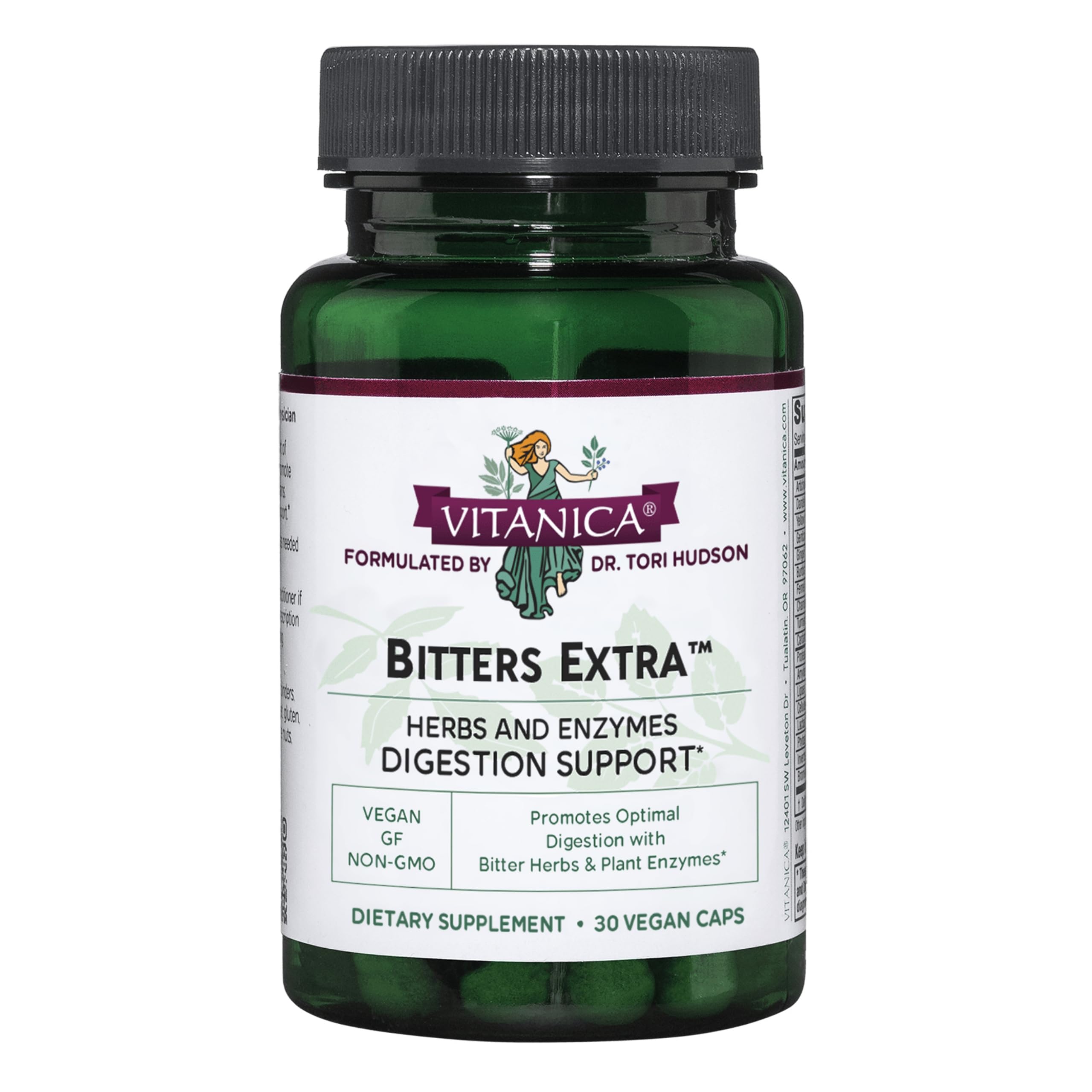 Foto 2 pulgar | Suplemento Vitanica Bitters Extra Digestion Support 30 Cápsulas - Venta Internacional.