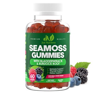Foto 1 | Gomitas Supplement Just Nutrients Sea Moss De 3000 Mg, 60 Unidades - Venta Internacional.
